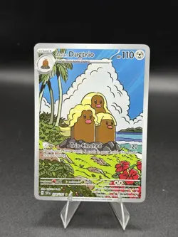Alolan Dugtrio 208/191-Pokemon TCG-Illustration Rare SV08: Surging Sparks- NM - Image 1