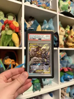 Pokemon TCG Lucario & Melmetal GX SM192 PSA 10 - Image 1