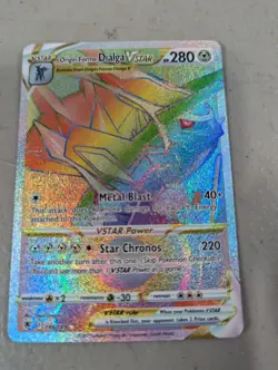 Pokemon Origin Forme Dialga VSTAR 198/189 Astral Radiance Rainbow Secret Rare NM - Image 1