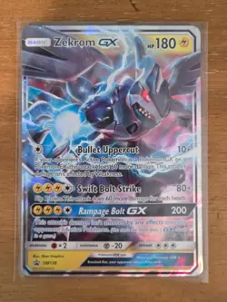 2018 Pokemon Zekrom GX Black Star Promo Holo SM138 - Image 1