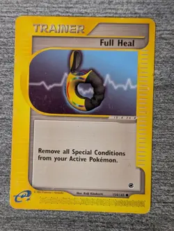 Pokemon TCG Full Heal 154/165 Expedition Base Set Regular - 936 - Image 1