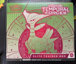 Pokemon TCG: Scarlet and Violet Temporal Forces Elite Trainer Box FACTORY SEALED - Image 1