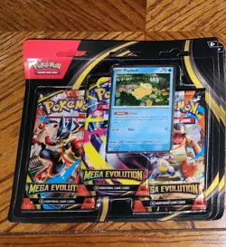 Pokemon Mega Evolution Base Set 3 Pack Blister Psyduck - Image 1