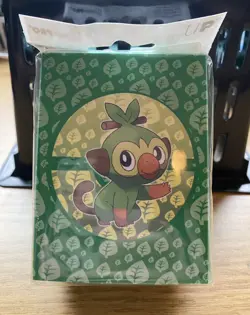 Pokemon Ultra Pro - Sword & Shield Galar Starters Deck Box - GROOKEY - New - Image 1
