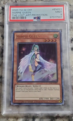Harpie Queen - LART-EN021 PSA 9 Yu-Gi-OH lost Art - Image 1