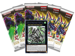YuGiOh DOOM OF DIMENSIONS 10 Booster Packs & Promo ENSP1 & 2 Field Center Promos - Image 1