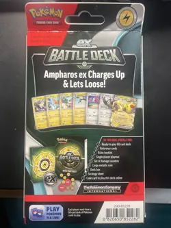 Pokemon TCG ex Battle Deck - Ampharos ex! 60 Card Deck! Factory Sealed! New! - Image 3