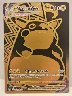 Pikachu VMAX TG29/TG30 Swsh11: Lost Origin Trainer Gallery Holo Gold Card NM - Image 1
