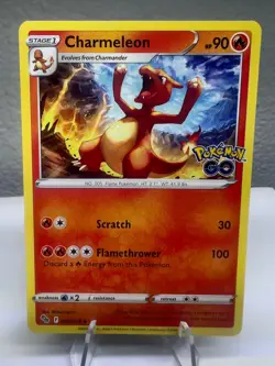 Charmeleon 009/078 - Pokemon Go - Uncommon - Pokemon Card TCG - NM - Image 1
