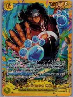 Bartholomew Kuma English SEC OP12-119 Legacy of the Master One Piece Card Game - Image 1