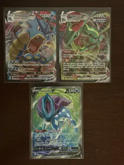 VMAX/ V Evolving Skies Bundle Lot of 3 Pokemon TCG Cards - Image 1