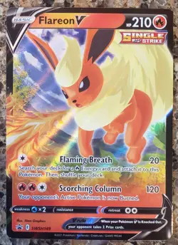 Flareon V SWSH149 SWSH: Sword & Shield Promo Cards Holo - Image 1