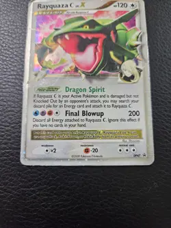 Rayquaza C Lv.X DP47 Diamond & Pearl Black Star Promo Holo Pokemon Card HP - Image 3