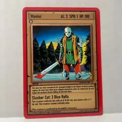 Ward Trading Card Game TCG 1st Edition Generation 2 - Maniac 68/150 Rare - Image 1