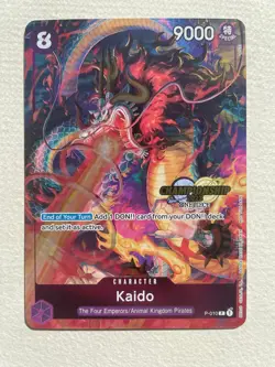 Kaido (CS 2023 Celebration Pack) P-010 One Piece Promotion Cards Foil Nm - Image 1