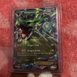 Pokemon TCG Rayquaza-EX XY Black Star Promos Holo Card XY73 - Image 1