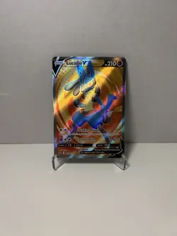 Pokemon TCG SWSH Promo Cards Lucario V # SWSH213 Promo Near Mint - Image 1
