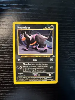 Houndour 39/75 Neo Discovery Regular Pokemon Card NM - Image 2