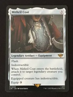1x MTG Mithril Coat - Universes Beyond: The Lord of the Rings (LTR) #245 - Magic - Image 1