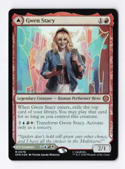 Gwen Stacy (Foil) 0078 (M) MTG Marvel's Spider-Man (SPM) - Image 1
