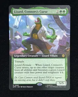 2025 Magic The Gathering MTG Marvel English R 0265 Lizard, Connors's Curse KM035 - Image 1