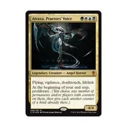 WOTC MTG Commander 2016 Atraxa, Praetors' Voice (MR) (Foil) NM - Image 1