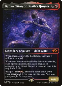 Kroxa, Titan of Death's Hunger (049) Showcase Multiverse Legends MUL MTG Magic - Image 1