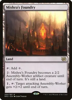 Mishra's Foundry Foil (265) The Brothers' War BRO MTG Magic - Image 1