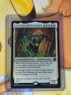 Anti-Venom, Horrifying Healer (Foil) - 0001 - Marvel's Spider-Man MTG NM/M - Image 1