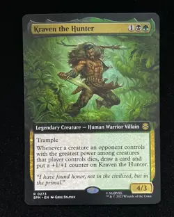 2025 Magic The Gathering MTG Marvel English R 0273 Kraven the Hunter KM035 - Image 1
