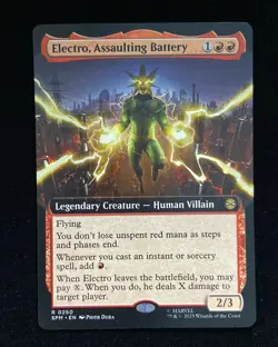 2025 Magic The Gathering Marvel EN R 0260 Electro Assaulting Battery #3 KM035 - Image 1