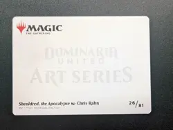 Magic the Gathering SHEOLDRED, THE APOCALYPSE #26 Dominaria United Art Series - Image 2