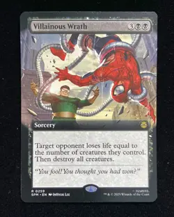2025 Magic The Gathering MTG Marvel English R 0259 Villainous Wrath KM035 - Image 1