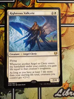 Righteous Valkyrie Kaldheim, (Non-Foil) #024 - Image 1