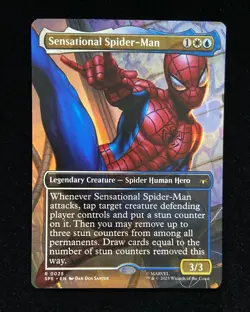 2025 Magic The Gathering MTG Marvel EN R 0025 Sensational Spider-Man KM035 - Image 1