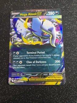 Mega Absol ex 086/132 Pokemon TCG Card Mega Evolution English - Image 1