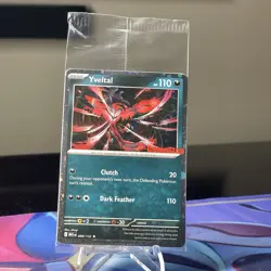 Sealed Yveltal 088 Reverse Holo Mega Evolution Pokemon GAMESTOP PROMO Free Ship! - Image 1