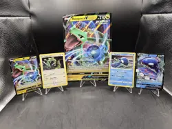 Pokemon Crown Zenith Sea And Sky Promo Lot Rayquaza V 100/159 Kyogre V 37/159 NM - Image 1