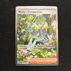 Wally's Compassion 186/132 Special Illustration Rare Pokemon Mega Evolution NM - Image 1
