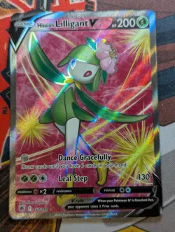 Pokemon TCG Hisuian Lilligant V Holo Rare Full Art 162/189 Astral Radiance NM - Image 1