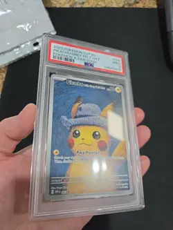 Pokemon Pikachu With Grey Felt Hat SVP 085 Promo Card x Van Gogh MINT PSA 9 - Image 3
