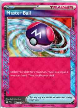 Pokemon TCG Master Ball 153/162 Temporal Forces Holo NM - Image 1