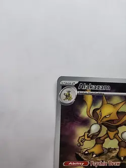 Pokemon TCG Alakazam Black Star Promo Mega Evolutions #009 Near Mint Condition - Image 2