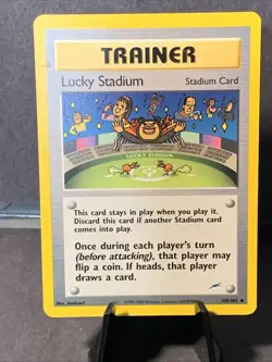 Pokemon TCG Lucky Stadium 100/105 Neo Destiny Uncommon VTG WOTC - Image 1