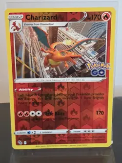 Charizard Rare Reverse Holo 010/078 Pokemon Go - Image 1