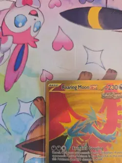 Pokemon TCG Roaring Moon EX 262/182 Hyper Rare Gold NM Condition - Image 2