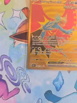 Pokemon TCG Roaring Moon EX 262/182 Hyper Rare Gold NM Condition - Image 4