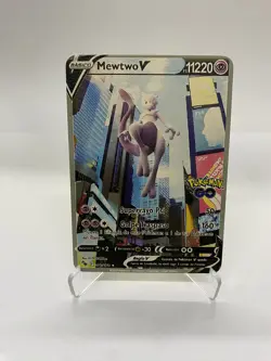 Mewtwo V Gold Metal Pokemon Card-Collectible Gift Display！Christmas - Image 1