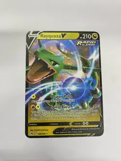 Rayquaza V Gold Metal Pokemon Card-Collectible Gift Display！Christmas - Image 5