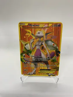 Mewtwo EX Gold Metal Pokemon Card-Collectible Gift Display！Christmas - Image 1